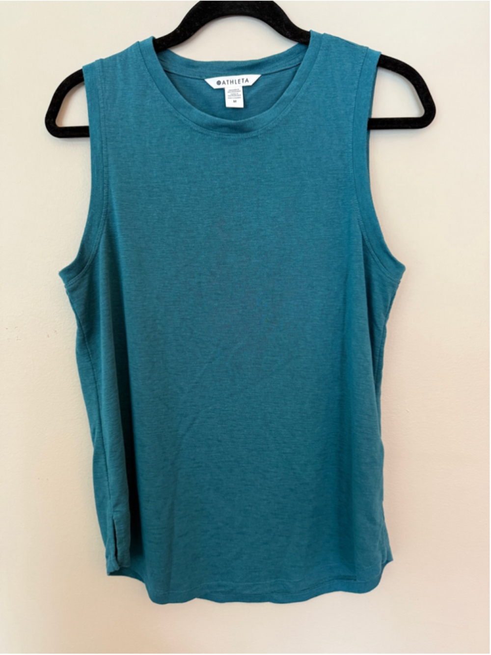 Athleta Breezy Tank Teal Size M EUC